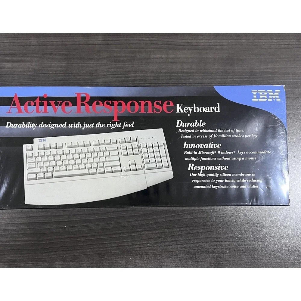 IBM Rapid Access Pro Keyboard Factory Sealed NOS Vintage PS/2 USB Adapter‎ NEW